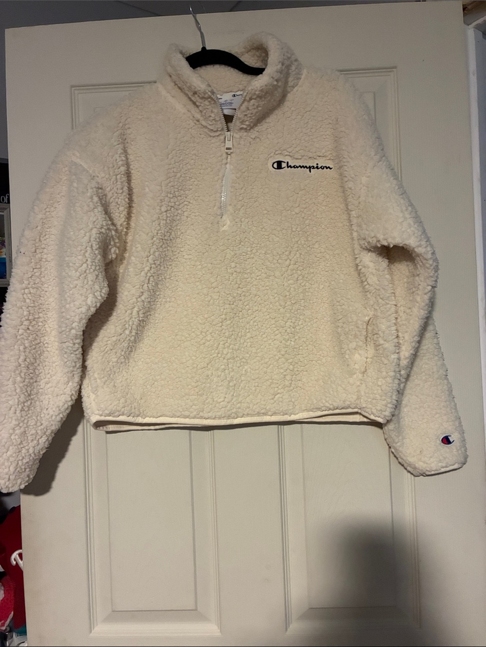 Champion quarter zip Sherpa pullover